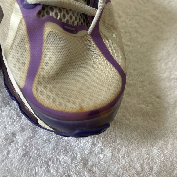 Nike Women's Air Max Running Sneakers Gray Purple Shoes Size 10 - Picture 8 of 11